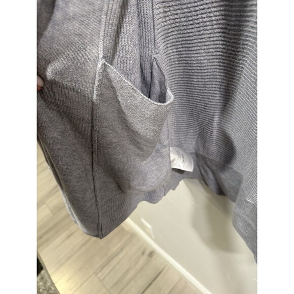 lululemon Hooded Open Sweatshirt With Pockets Grey Sz 6 - Picture 5 of 6